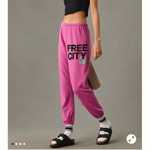 Pink Free City Sweatpants